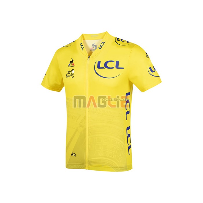 Maglia Tour de France Manica Corta 2021 Giallo